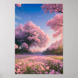 Sakura Meadow Poster