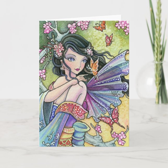 Sakura Night - leere Karte (Vorderseite)