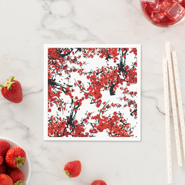 Sakura Paper Napkin Serviette (Beispiel)