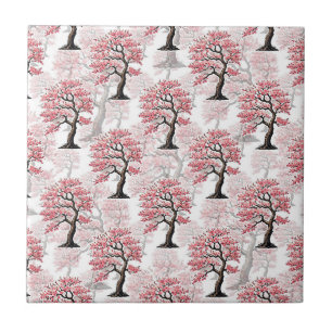 Sakura Pink Cherry Blossom Baumdesign Fliese