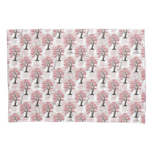 Sakura Pink Cherry Blossom Baumdesign Kissenbezug