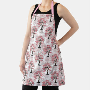 Sakura Pink Cherry Blossom Baumdesign Schürze