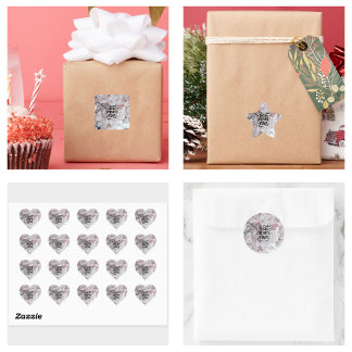 Sakura Rosa Wählen Sie eine andere Mama Quadratischer Aufkleber