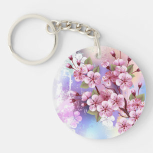 Sakura rose sur la peinture Arrière - plan