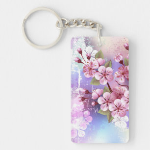 Sakura rose sur la peinture Arrière - plan