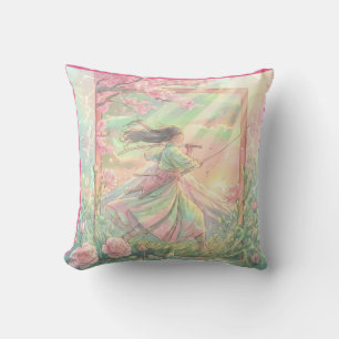Sakura Samourai japonaise coussin