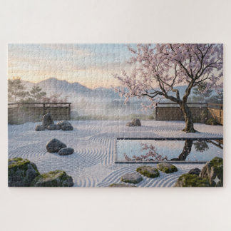 Sakura Serenity: Der minimalistische Zen-Garten