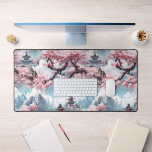 Sakura Serenity Temple Desk Mat Schreibtischunterlage