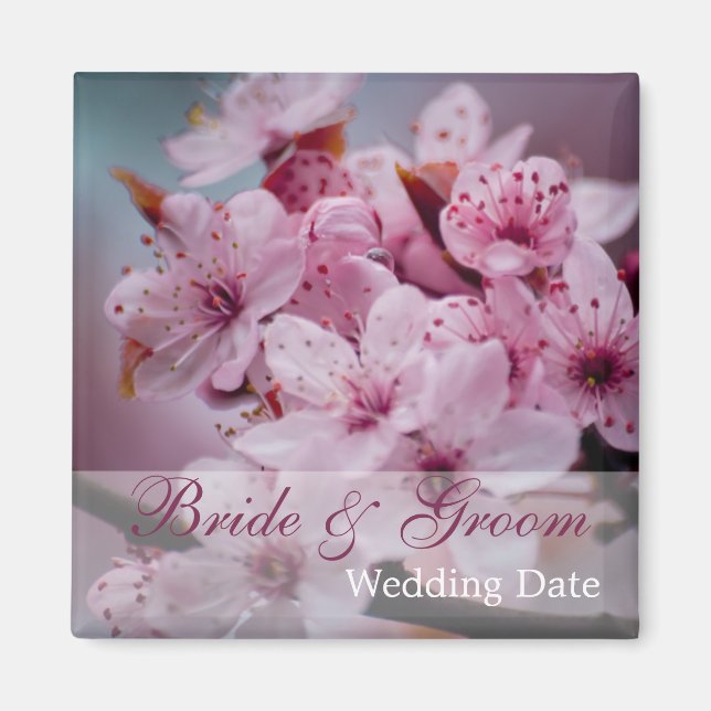 Sakura ・ Speichern Sie das Date Magnet (Vorne)