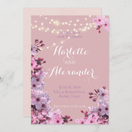 Sakura Theme Einladung