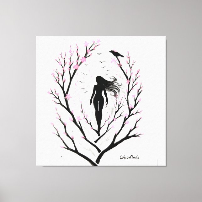 Sakura-Traum Leinwanddruck (Vorderseite)