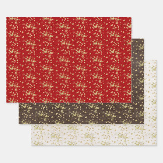 Sakura Tree Blossom und Symbol des Drachen Geschenkpapier Set
