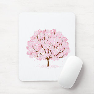 Sakura Tree in Full Bloom - Elegantes Frühjahrsdes Mousepad