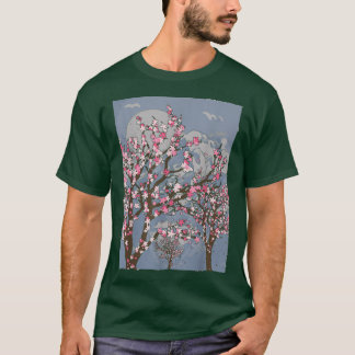 Sakura Tree Lover Japan Rosa Blume Vintag Cherry T-Shirt