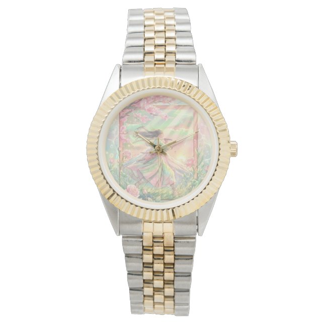 Sakura-Uhr Armbanduhr (Vorderseite)