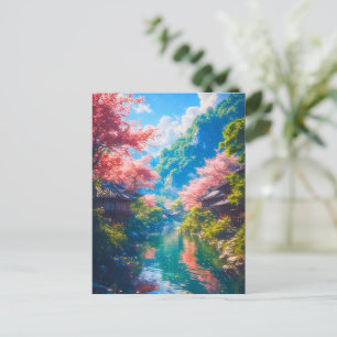 Sakura Utsuru Seiryū  Postkarte
