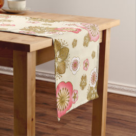 Sakura v2 japanese muster TABLE RUNNER Kurzer Tischläufer