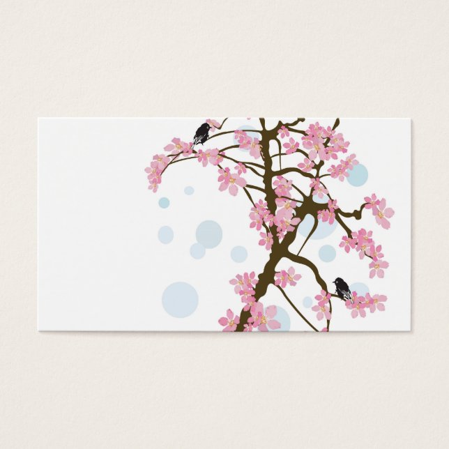 Sakura-Visitenkarte (Vorderseite)