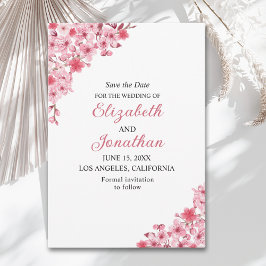 Sakura Wedding – Cherry Blossom Themed Save The Date