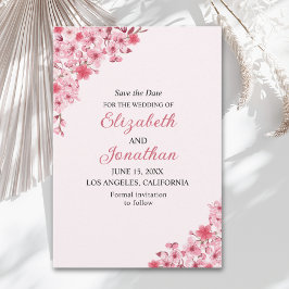 Sakura Wedding – Cherry Blossom Themed Save The Date