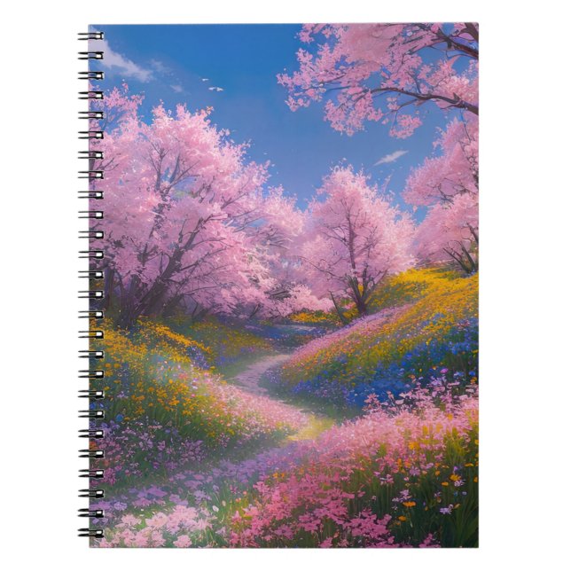 Sakura's Embrace auf dem Friedlichen Weg Notizblock (Vorderseite)