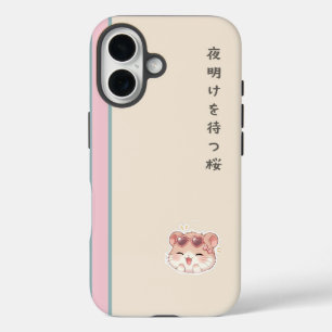 🌸 Sakuras erstes Licht – Japanischer Pastell-Hams iPhone 16 Hülle