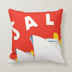 SAL ~ Swedish American Line Kissen