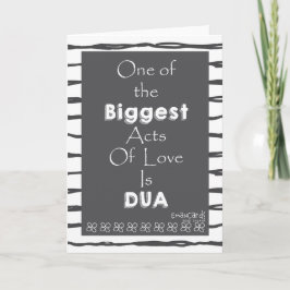 Salaam & Dua - Liebesakt Karte