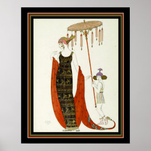 "Salabaccha" 1927 Barbier Art Déco Imprimer 16x20