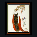 "Salabaccha" 1927 Barbier Art Deco Print 16x20 Poster<br><div class="desc">Ein weiteres atemberaubendes Kunstdekorationswerk des großen George Barbier mit dem Titel "Salabaccha" ca. 1927</div>