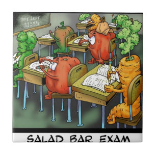 Salad Bar Exam Funny Fliese