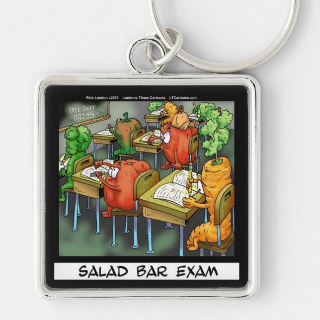 Salad Bar Exam Funny Schlüsselanhänger (Vorne)