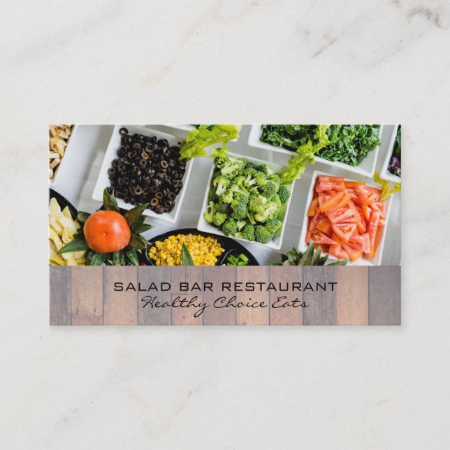 Salad Bar | Kulinarisch Visitenkarte (Vorderseite)