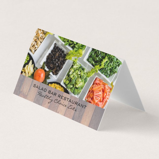 Salad Bar | Kulinarisch Visitenkarten (Vorderseite)