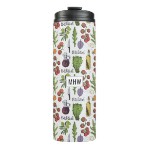 Salad Pattern, kundenspezifisch Thermosbecher