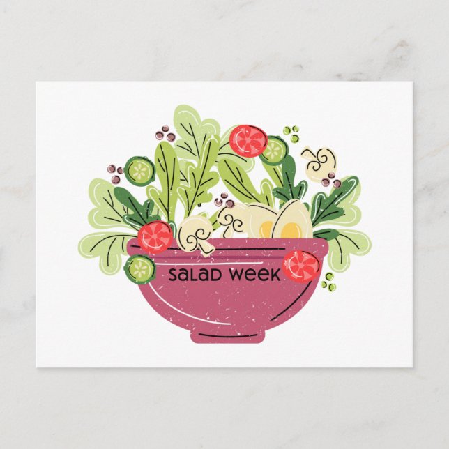 Salad Week Postkarte (Vorderseite)