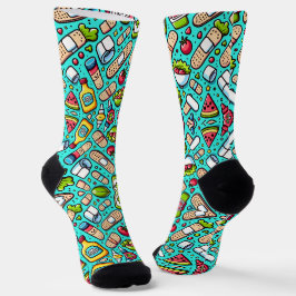 Salad Wound Dressing Socken