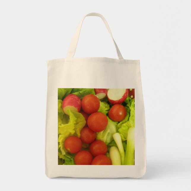 Salade Légumes Sac fourre-tout d'épicerie bio (Devant)