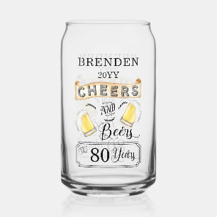 Salades et bières à 80 ans Anniversaire