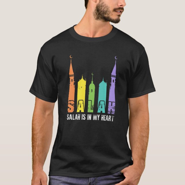 Salah in meiner Herz-islamischen Religion Moschee  T-Shirt (Vorderseite)