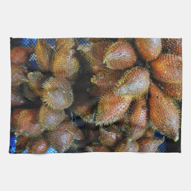 Salak [Schlangenfrucht] Geschirrtuch (Horizontal)