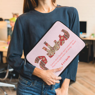 Salam Jubiläumsgeschenke für iranische Freundin Laptopschutzhülle