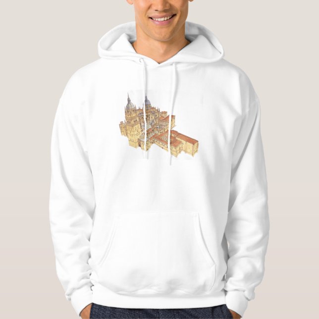 Salamanca-Kathedrale. Spanien Hoodie (Vorderseite)