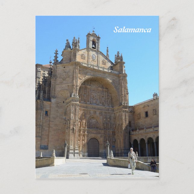 Salamanca, Spanien. Convento de San Esteban Postkarte (Vorderseite)