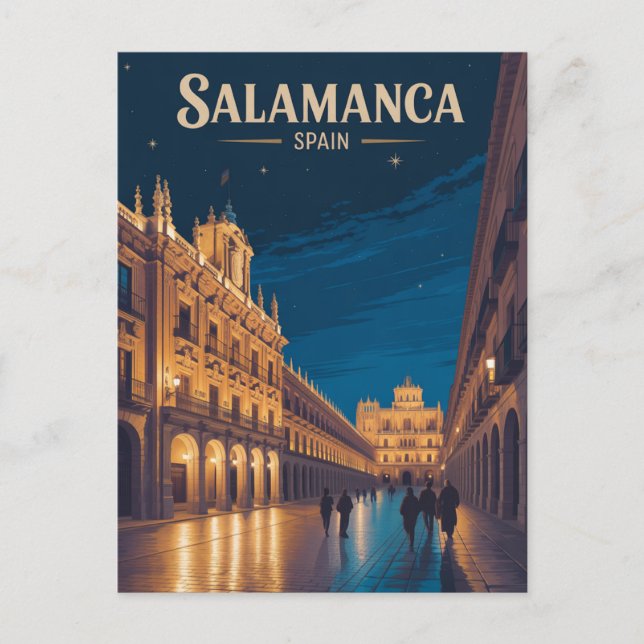 Salamanca Spanien Postkarte (Vorderseite)