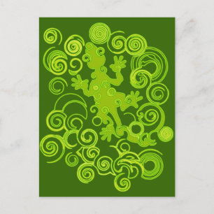 Salamander Postkarte