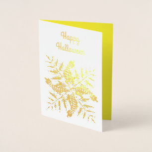 Salamander und Farnblätter Wald individuell Folienkarte