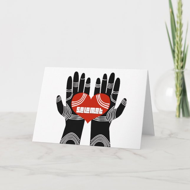 Salamat Karte (Vorderseite)