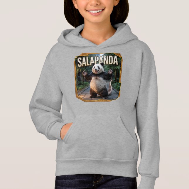 Salapanda Fotografischer Combo Kreatur Witzig Hoodie (Vorderseite)