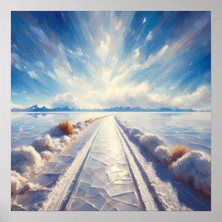 Salar de Uyuni, Bolivien Poster